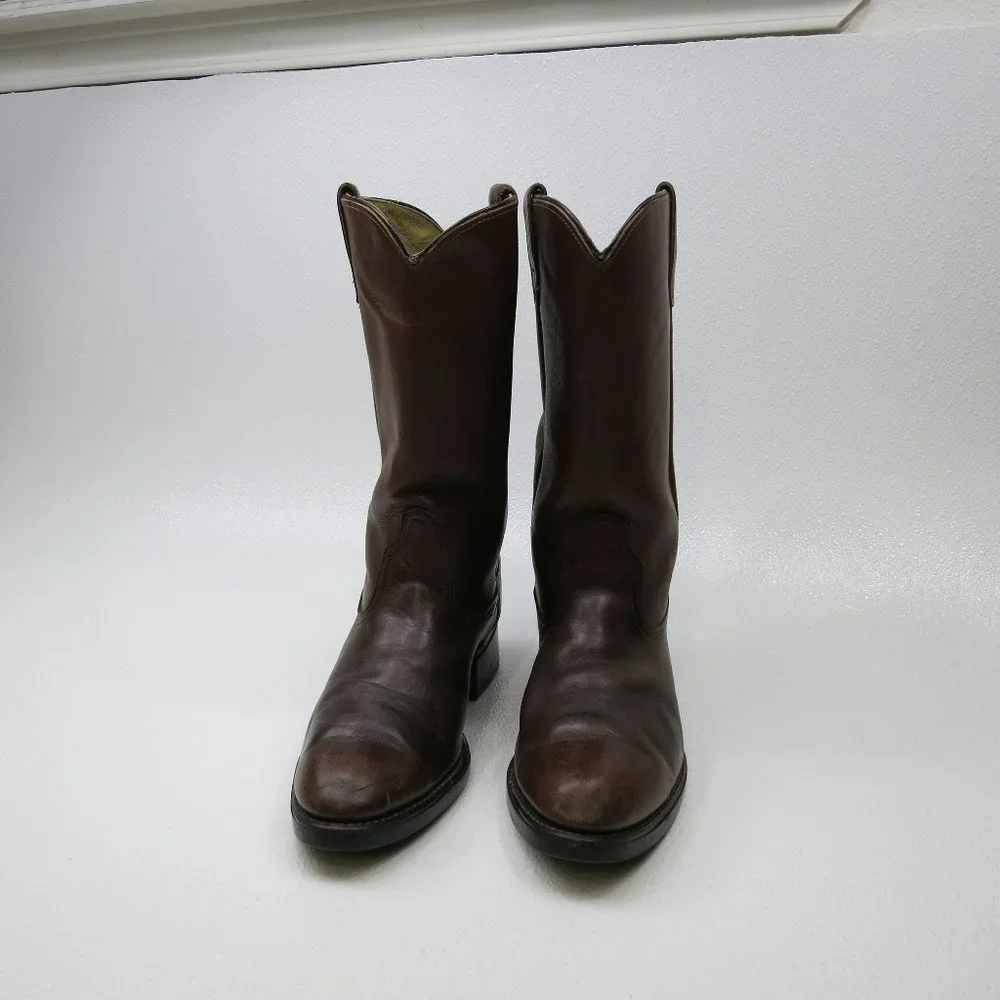 ACME Leather Western Biker Riding Glove Leather Boots Footwear Made in USA 8.5